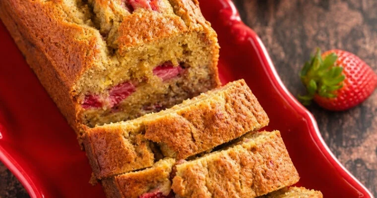 Strawberry Banana Bread Easy Recipe (+ Variation Ideas)