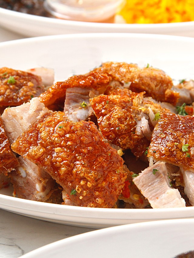 Oven Roasted Pork Belly Recipe (Golden Crispy)
