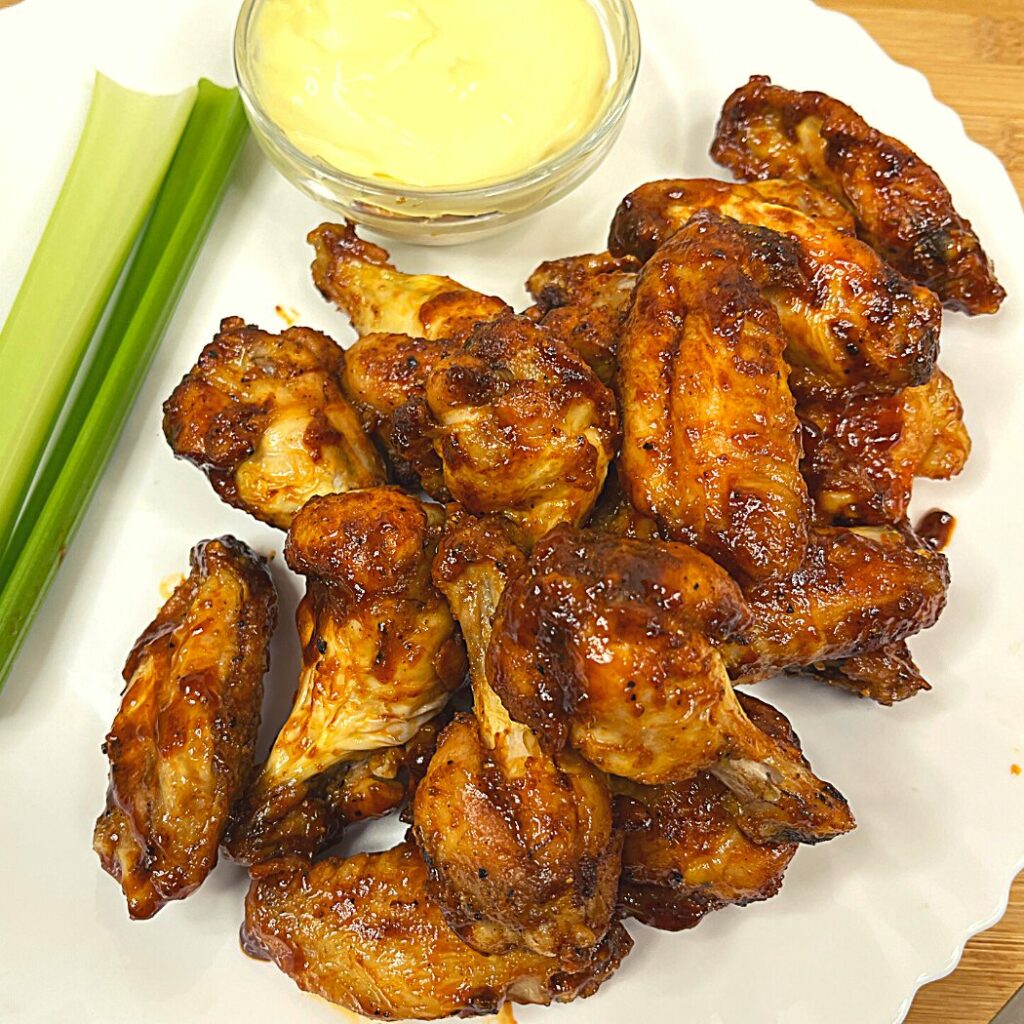 Crispiest Air Fryer Buffalo Chicken Wings Cooking Frog