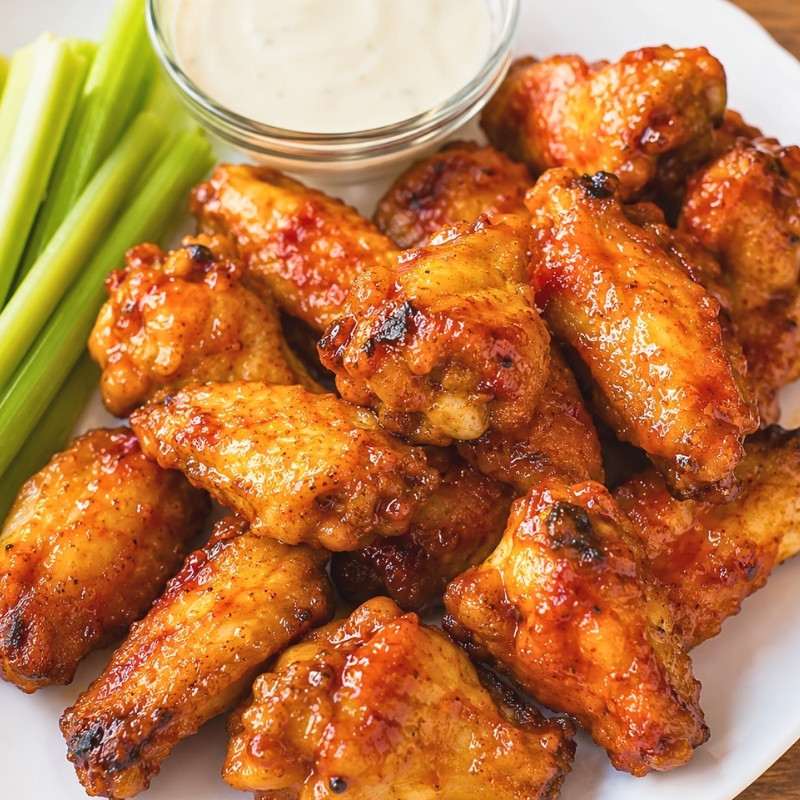 Crispiest Air Fryer Buffalo Chicken Wings