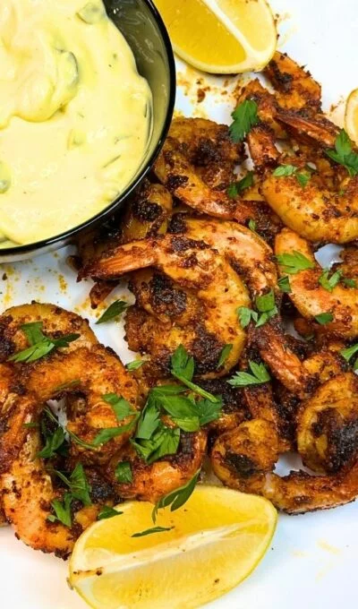 Blackened Shrimp Recipe with Zesty Remoulade Sauce