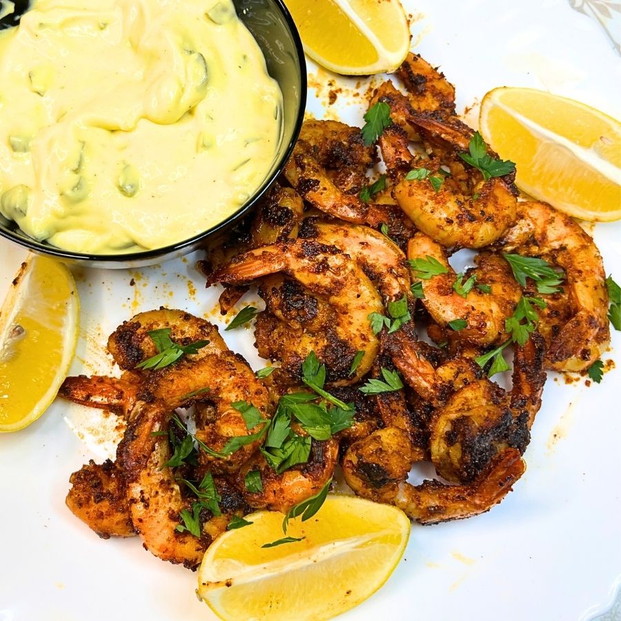 Blackened Shrimp Recipe with Zesty Remoulade Sauce