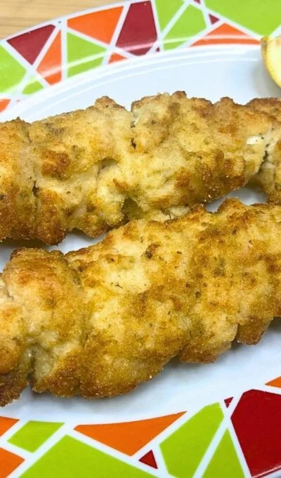 Air Fryer Breaded Chicken Skewers