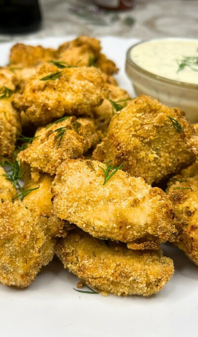 Crispy Ranch Air Fryer Chicken Nuggets