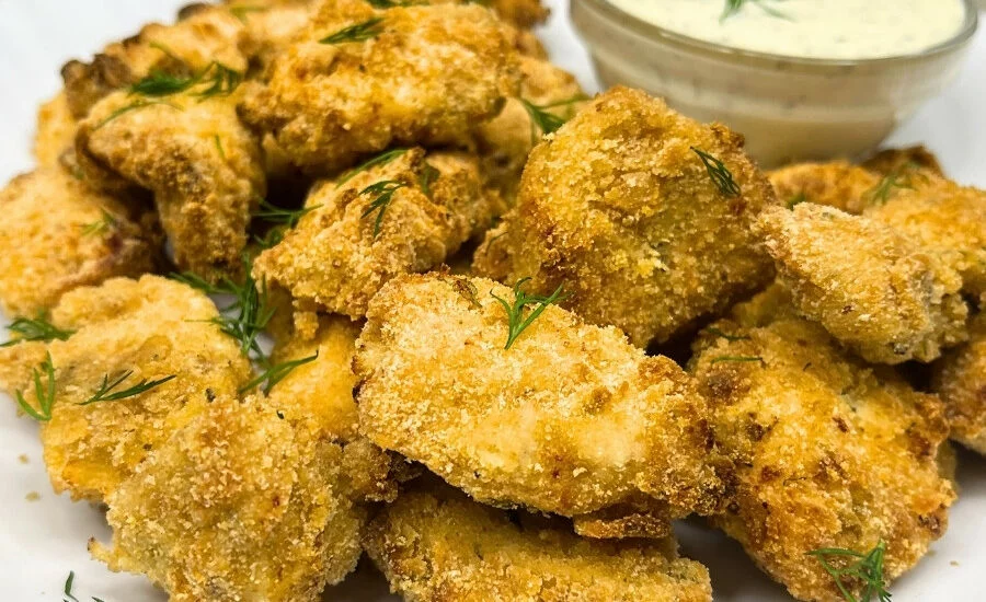 Crispy Ranch Air Fryer Chicken Nuggets