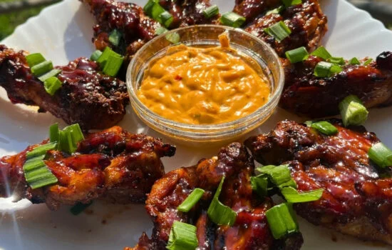 BBQ Caramelized Air Fryer Butterfly Chicken Drumsticks