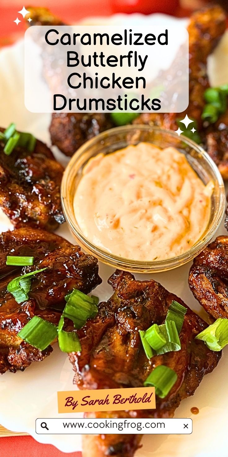 BBQ Caramelized Air Fryer Butterfly Chicken Drumsticks 6