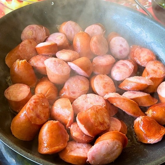 Brown the sausage