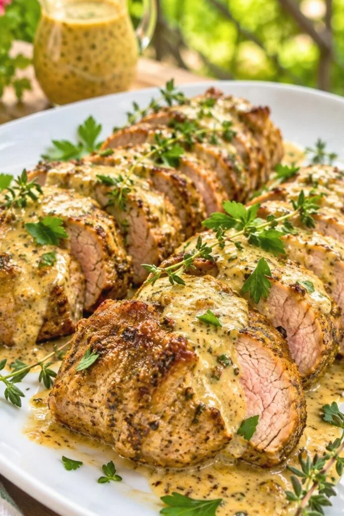 Creamy Dijon Pork Tenderloin