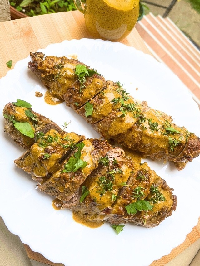 Creamy Dijon Pork Tenderloin 4