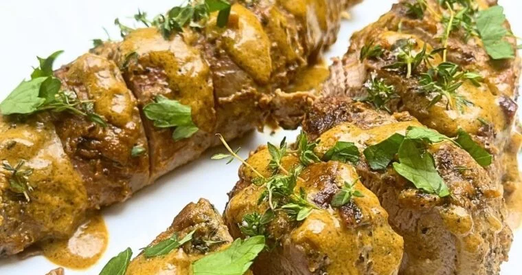 Creamy Dijon Pork Tenderloin