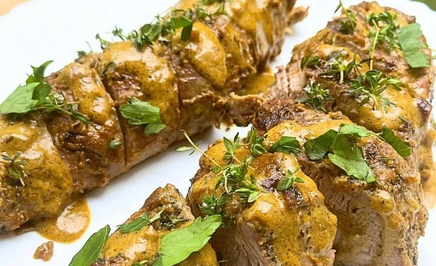 Creamy Dijon Pork Tenderloin