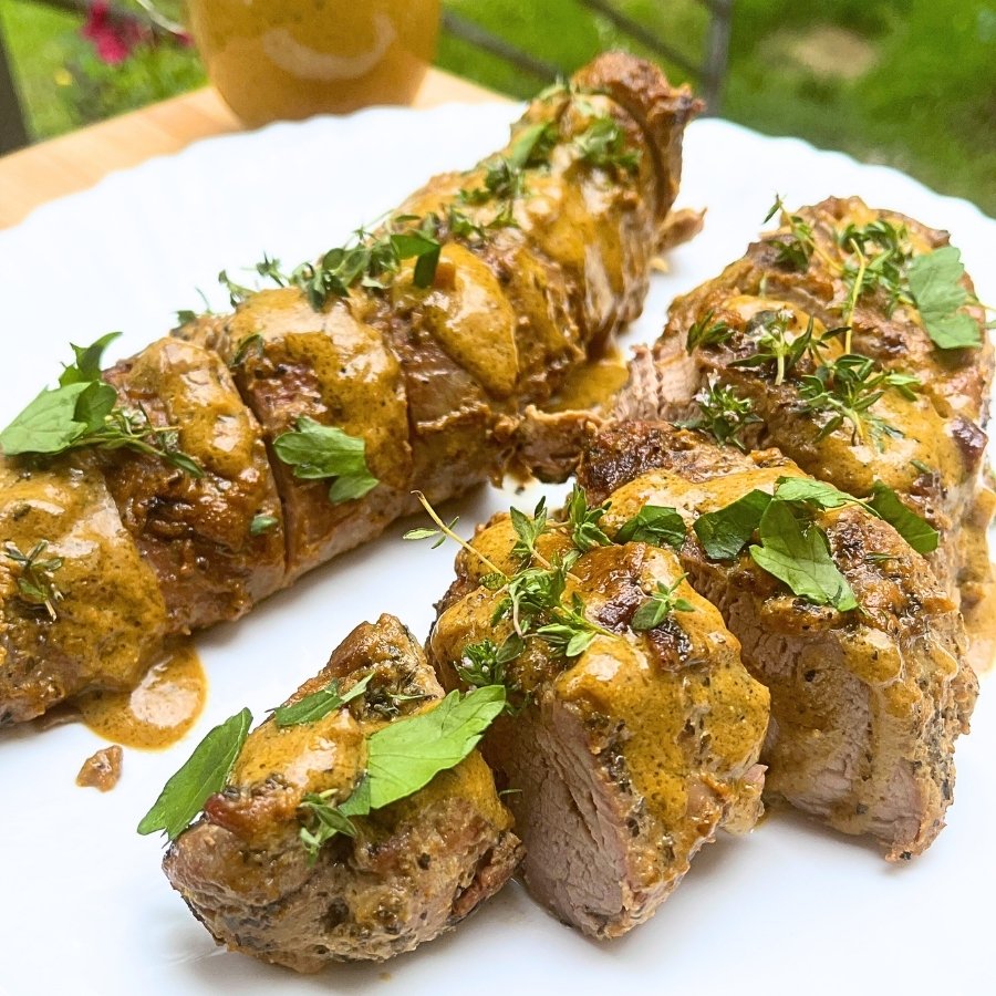 Creamy Dijon Pork Tenderloin