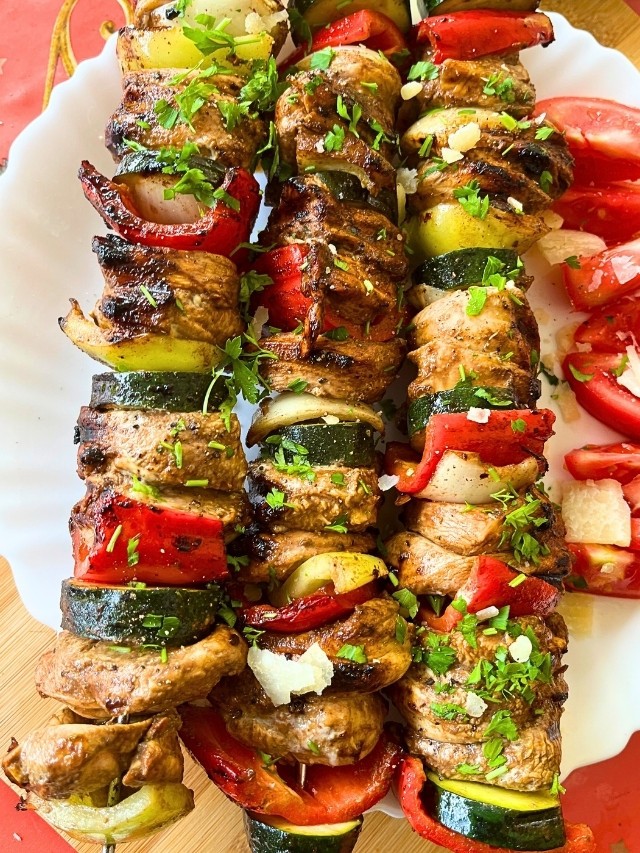 Grilled Chicken Kabobs with Balsamic Marinade 2