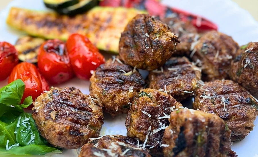 Juicy Grilled Italian Meatballs Recipe