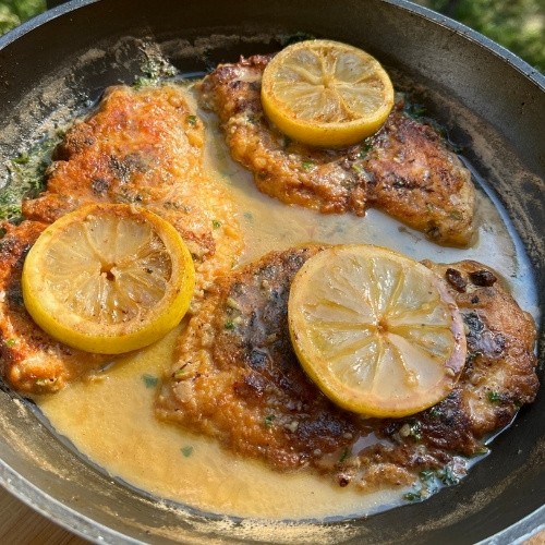 Chicken Francese and Sauce