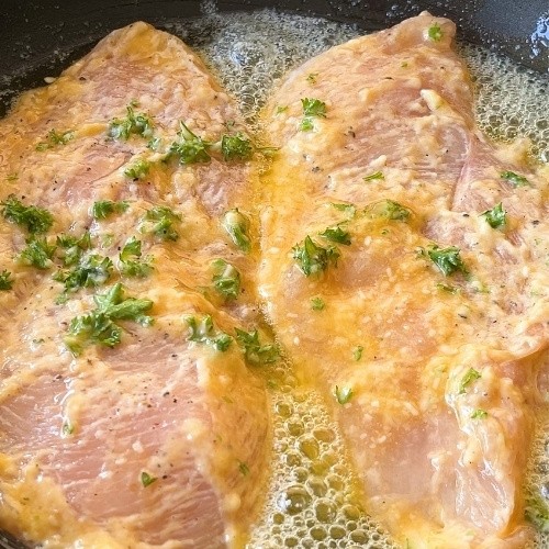 chicken francese cooking