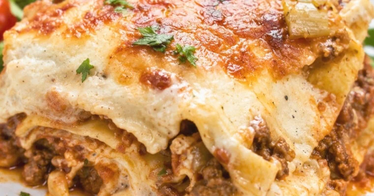 Italian Lasagna with Honey Garlic Béchamel