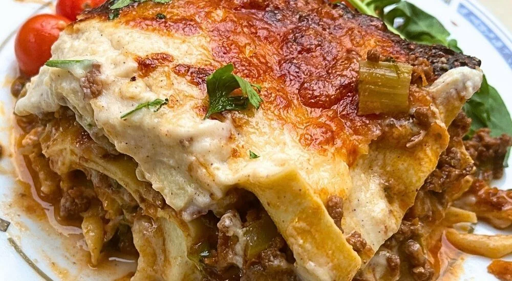 Italian Lasagna with Honey Garlic Béchamel