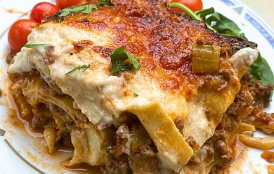 Italian Lasagna with Honey Garlic Béchamel