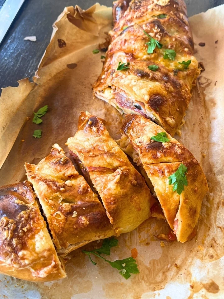 Italian Prosciutto Stromboli 2