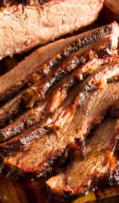 Slow Cooker BBQ Brisket (Sticky, Juicy & Caramelized)