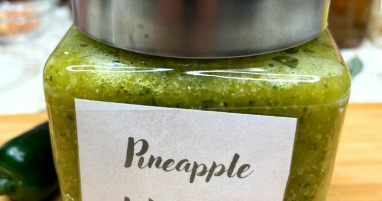 Fermented Pineapple Jalapeño Hot Sauce