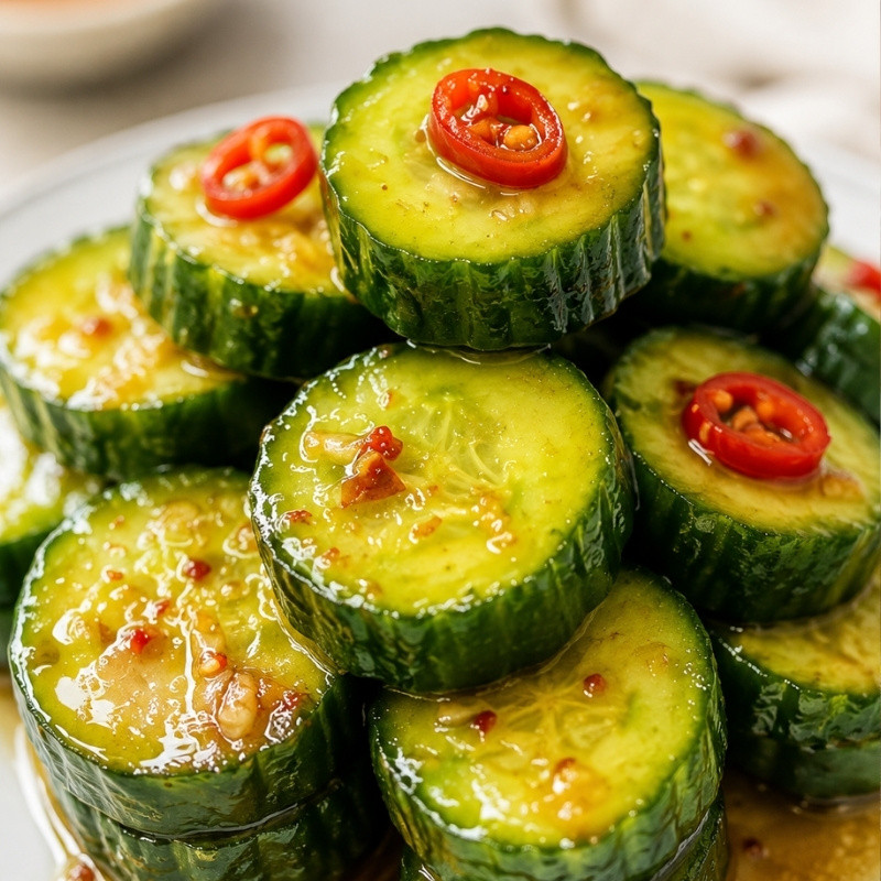 Din Tai Fung Cucumber Salad (Crisp, Garlicky, Chilled)