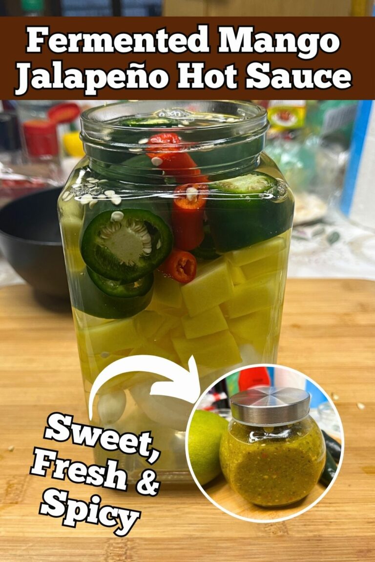 Fermented Mango Jalapeño Hot Sauce - Cooking Frog