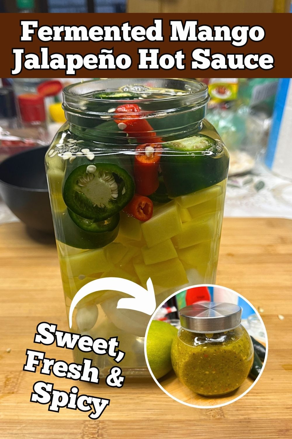 Fermented Mango Jalapeno Hot Sauce 3