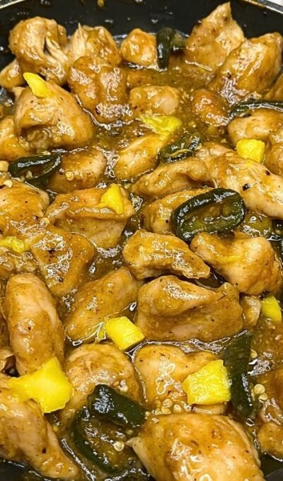 Sticky Mango Jalapeño Chicken