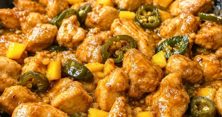 Sticky Mango Jalapeño Chicken