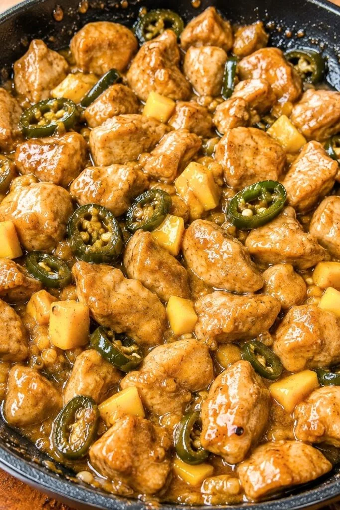 Sticky Mango Jalapeño Chicken
