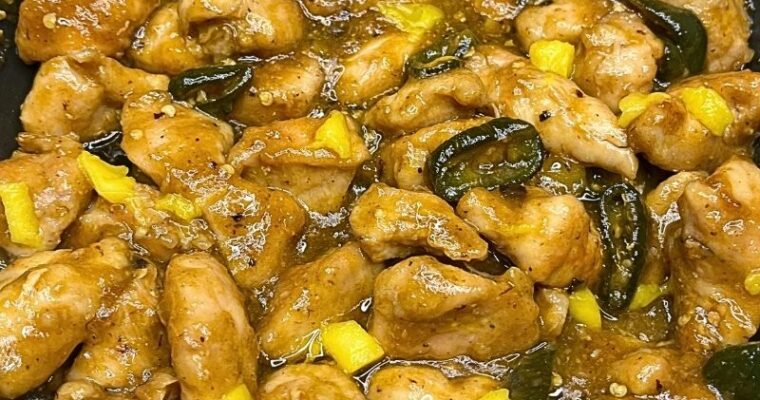 Sticky Mango Jalapeño Chicken