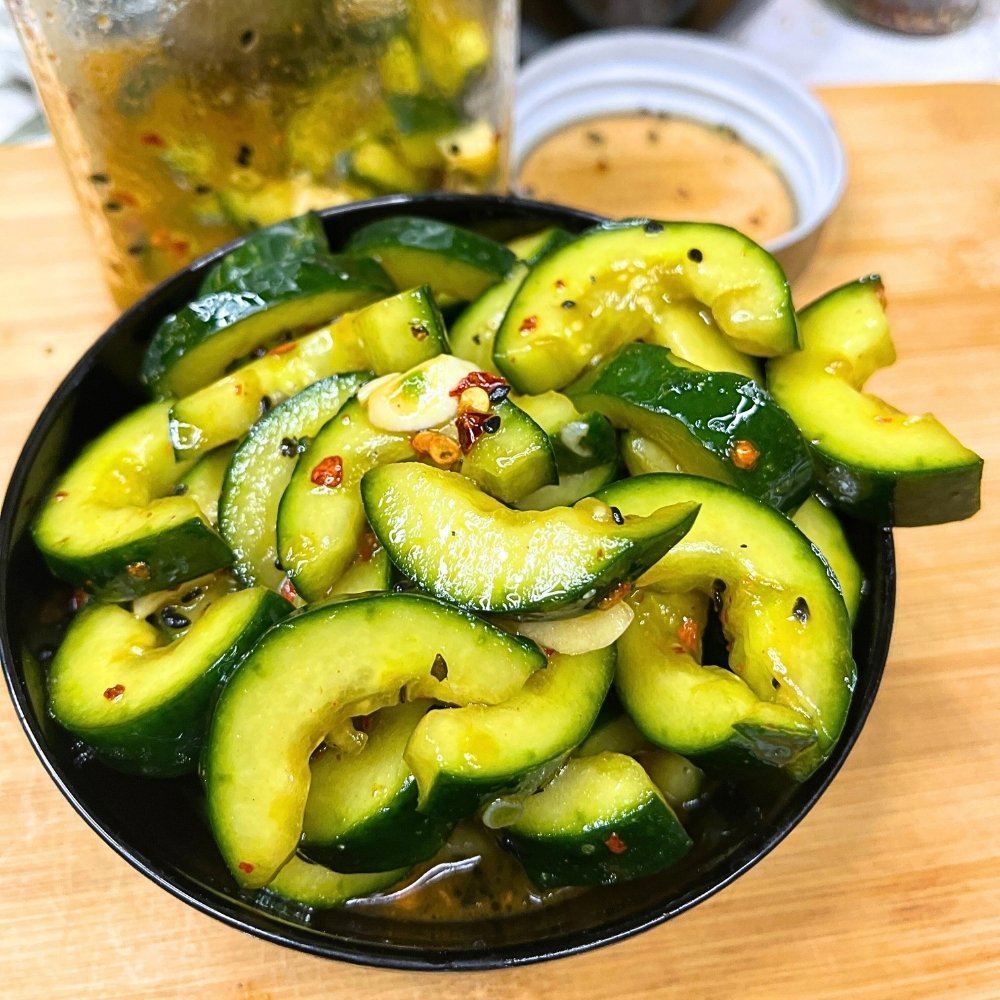 Asian Cucumber Salad (Quick Jar Method)