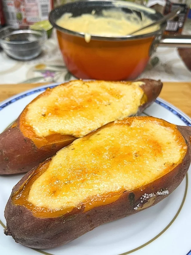 Japanese Sweet Potato Crème Brûlée