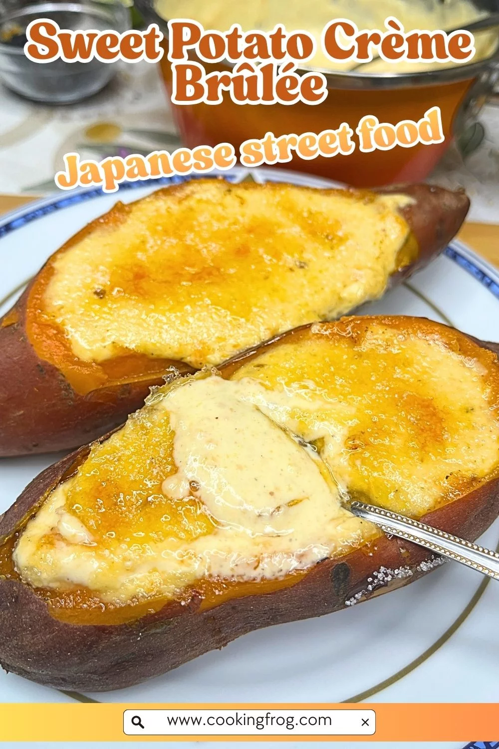 Japanese Sweet Potato Creme Brulee 3