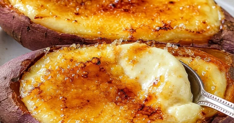 Japanese Sweet Potato Crème Brûlée