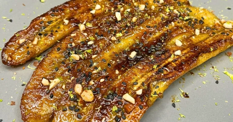 Pan-Fried Bananas with Honey & Cinnamon
