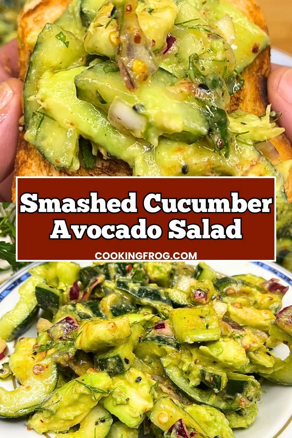 Smashed Cucumber Avocado Salad 2