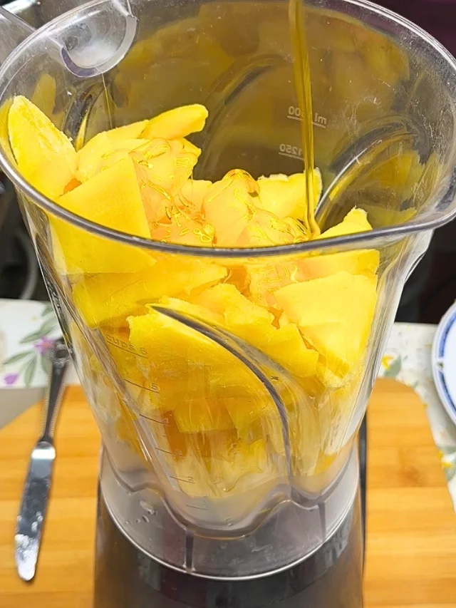 3 Ingredient Mango Sorbet 2
