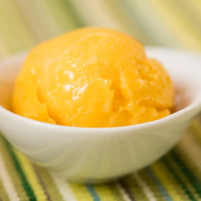 3-Ingredient Mango Sorbet