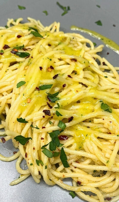 Roasted Garlic Aglio e Olio