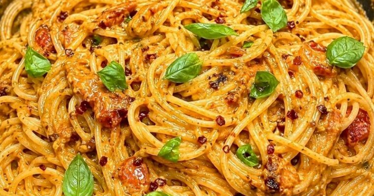 Roasted Tomato Garlic Butter Pasta