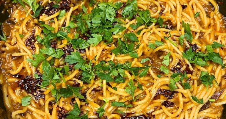 Creamy Caramelized Onion Pasta