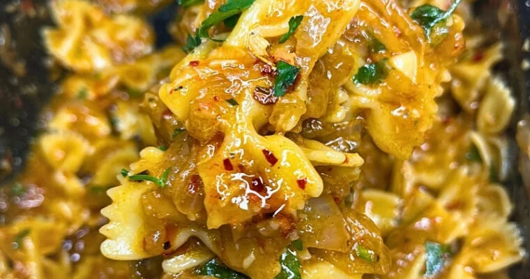 Creamy Roasted Onion Pasta