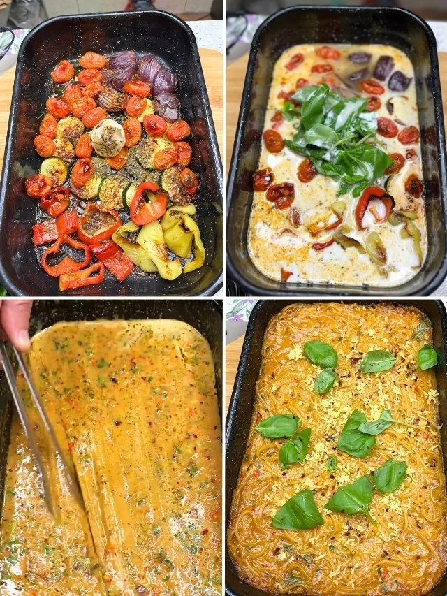 Creamy Roasted Veggie Pasta 2