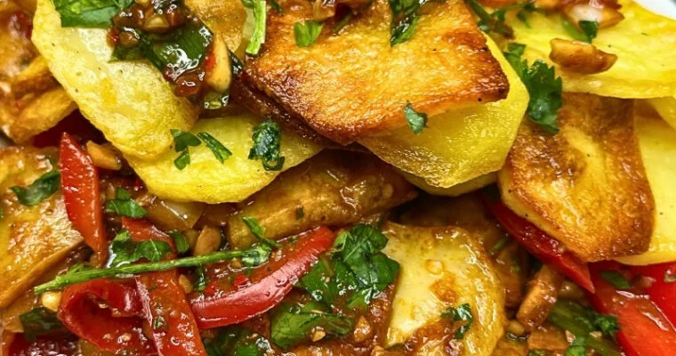 Crispy Roasted Potato Salad