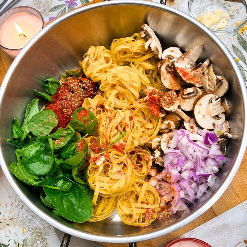 Creamy One-Pot Mushroom Pasta