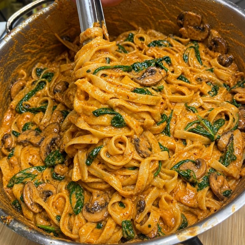 Creamy One-Pot Mushroom Pasta